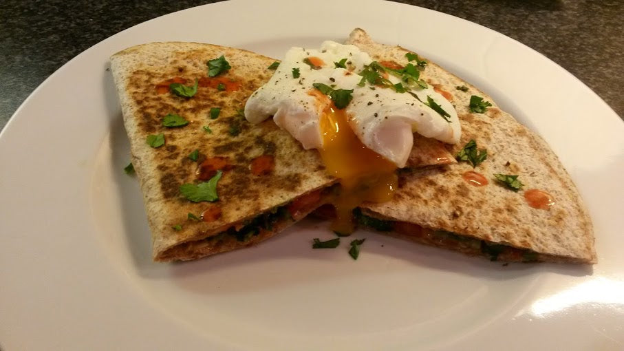 Proper Nutty Mexican Breakfast Quesadillas