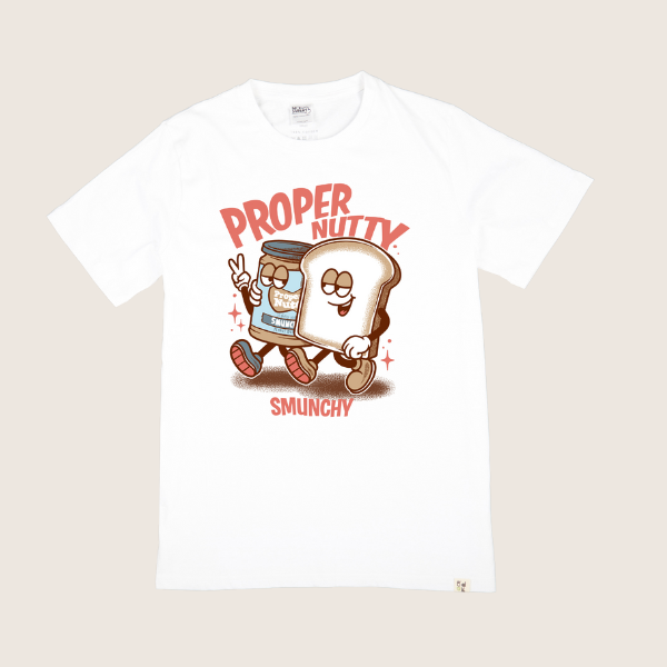 Proper Nutty | Peanut Butter Tee | Clothing | Fairtrade