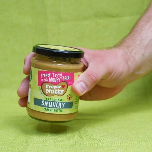 Proper Nutty| Artisan Smooth & Crunchy [Smunchy]| Peanut Butter| 100% Peanuts |280g glass jar|