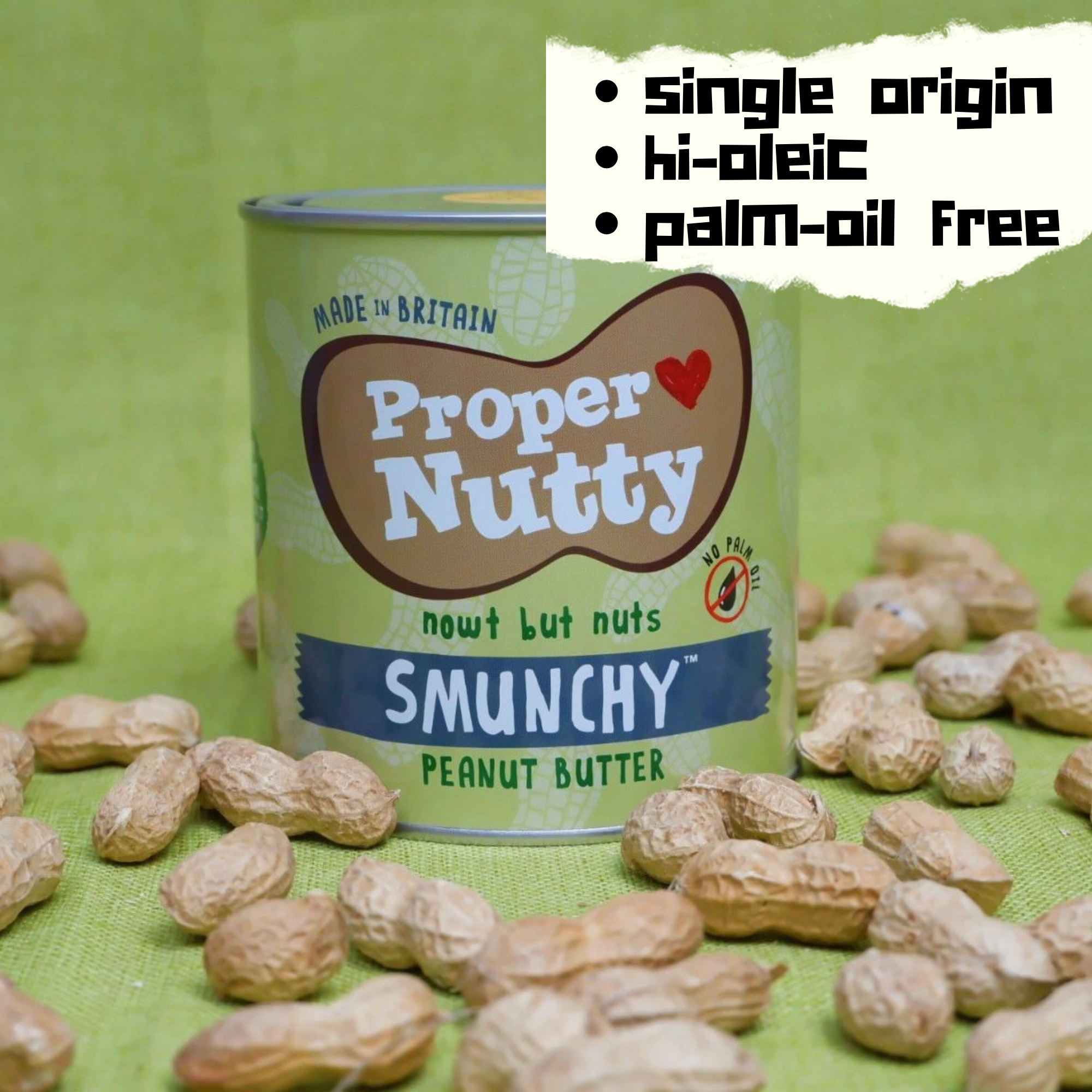 Proper Nutty| Artisan Smooth & Crunchy [Smunchy]| Peanut Butter| 100% Peanuts |1kg Tin|