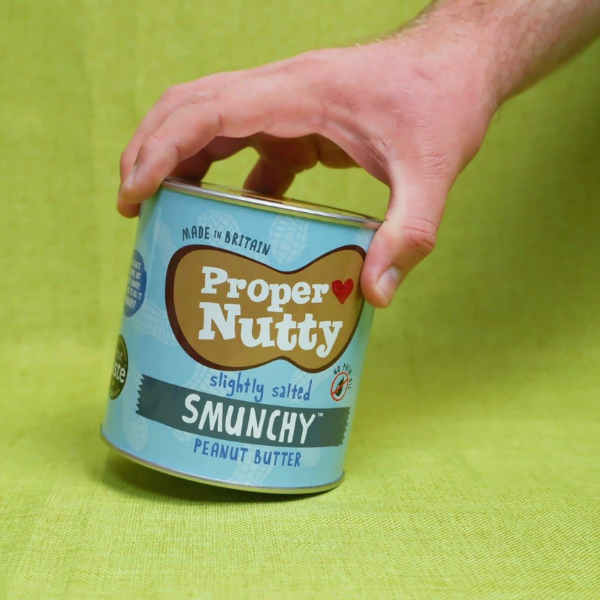 Proper Nutty| Artisan Smooth & Crunchy [Smunchy]| Peanut Butter| 99.5% Peanuts 0.5% Sea Salt |1kg Tin