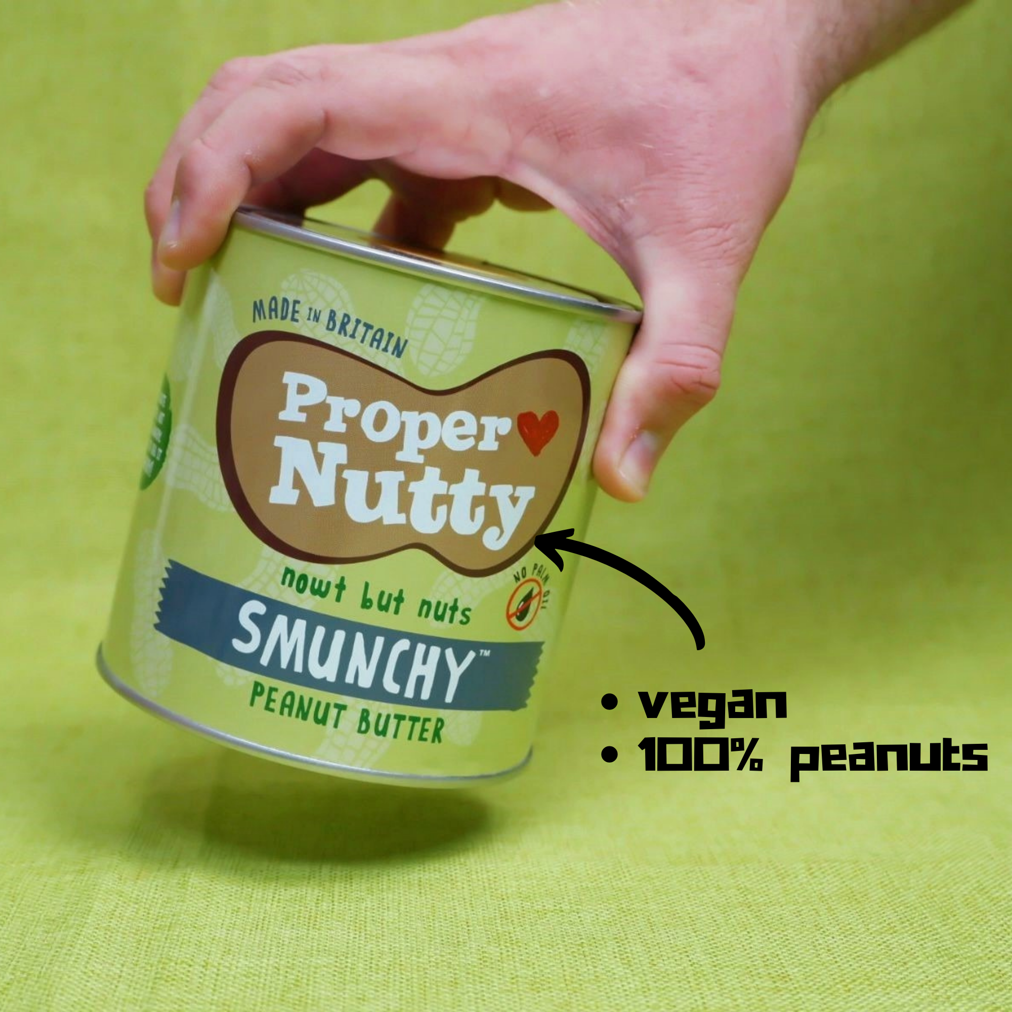 Proper Nutty| Artisan Smooth & Crunchy [Smunchy]| Peanut Butter| 100% Peanuts |1kg Tin|