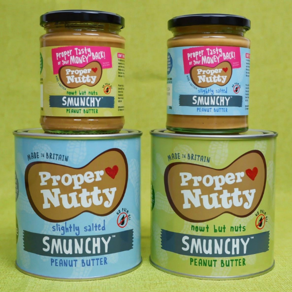 Proper Nutty| Artisan Smooth & Crunchy [Smunchy]| Peanut Butter| 100% Peanuts |1kg Tin|