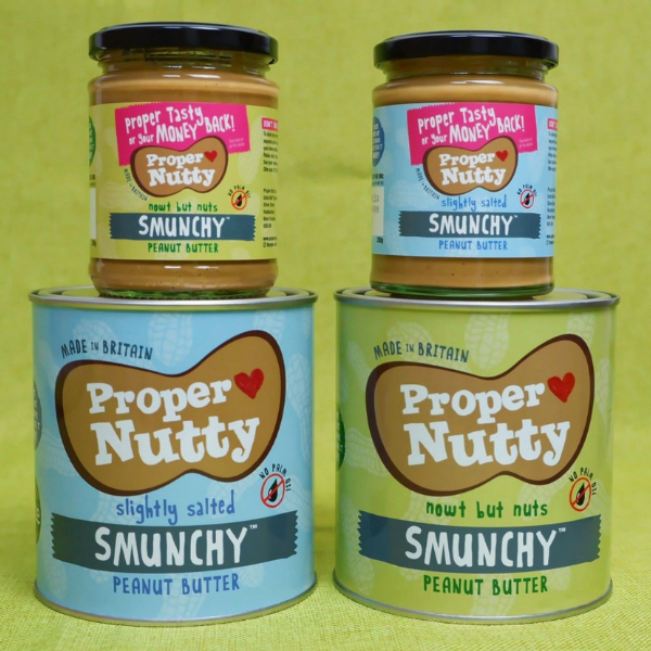 Proper Nutty| Artisan Smooth & Crunchy [Smunchy]| Peanut Butter| 99.5% Peanuts 0.5% Sea Salt |1kg Tin